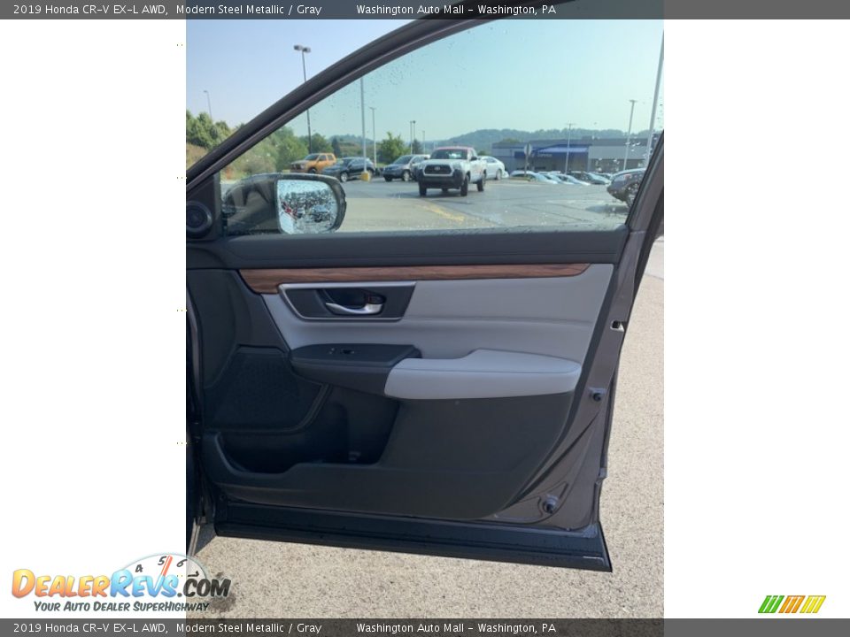 2019 Honda CR-V EX-L AWD Modern Steel Metallic / Gray Photo #27