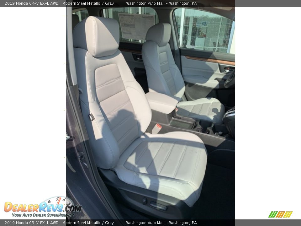 2019 Honda CR-V EX-L AWD Modern Steel Metallic / Gray Photo #28
