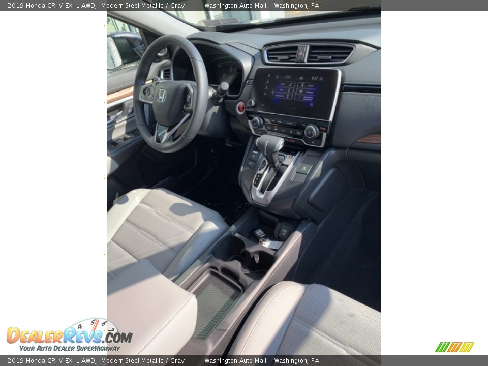 2019 Honda CR-V EX-L AWD Modern Steel Metallic / Gray Photo #29