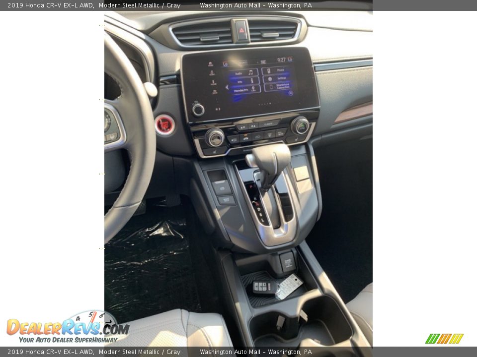 2019 Honda CR-V EX-L AWD Modern Steel Metallic / Gray Photo #33