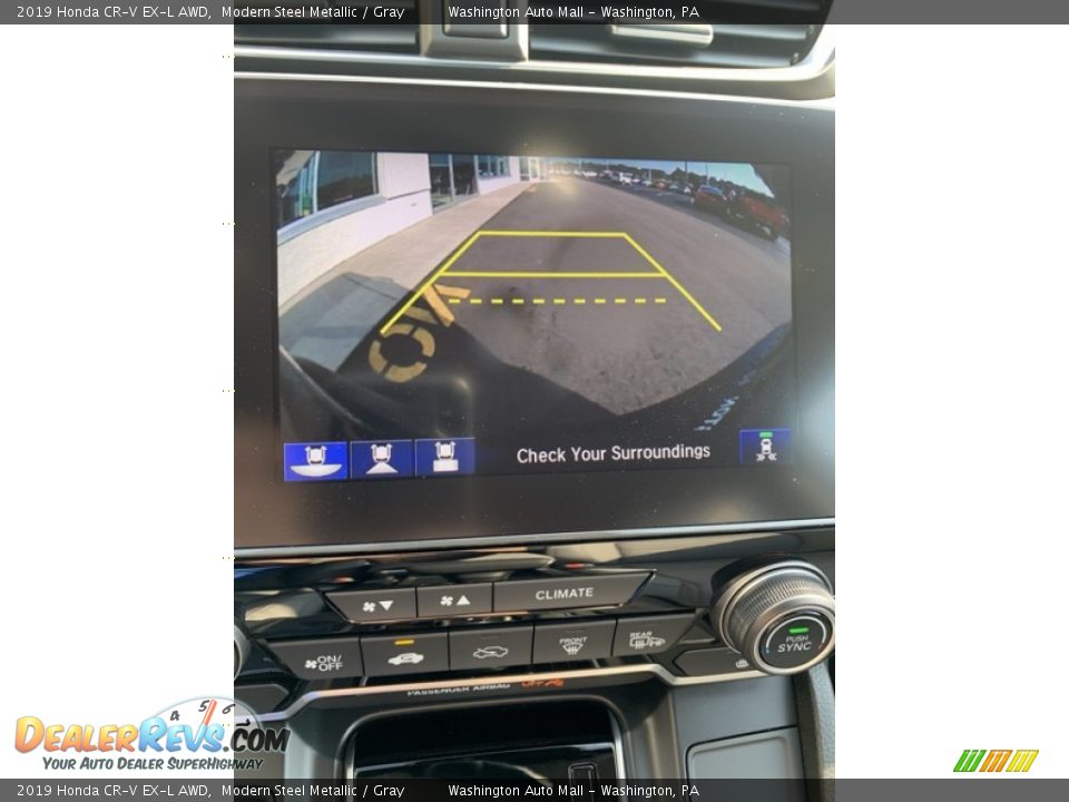 2019 Honda CR-V EX-L AWD Modern Steel Metallic / Gray Photo #34