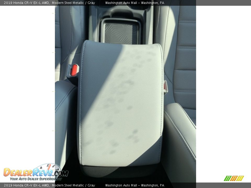 2019 Honda CR-V EX-L AWD Modern Steel Metallic / Gray Photo #36