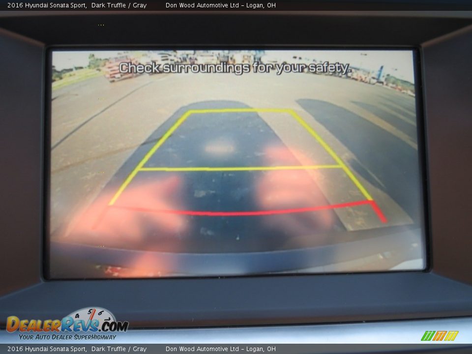 2016 Hyundai Sonata Sport Dark Truffle / Gray Photo #3