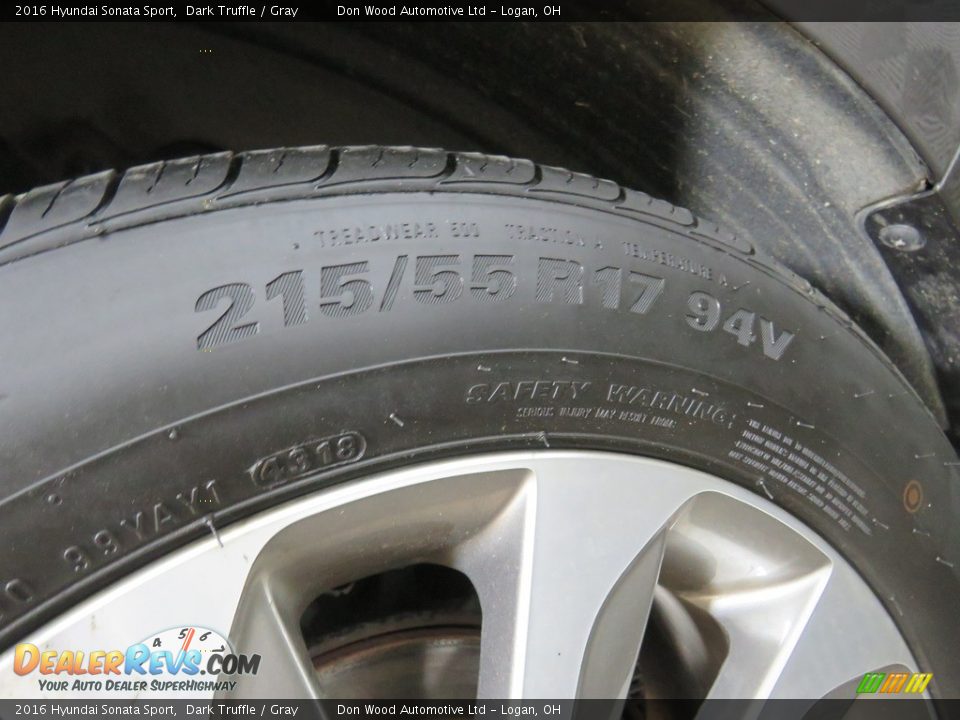 2016 Hyundai Sonata Sport Dark Truffle / Gray Photo #4