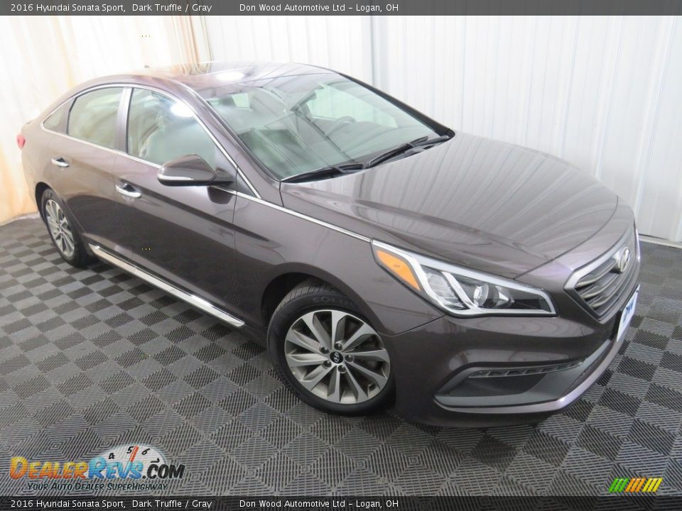 2016 Hyundai Sonata Sport Dark Truffle / Gray Photo #6