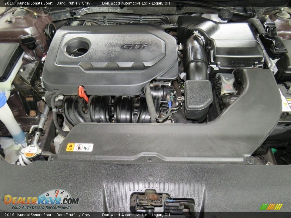 2016 Hyundai Sonata Sport Dark Truffle / Gray Photo #9