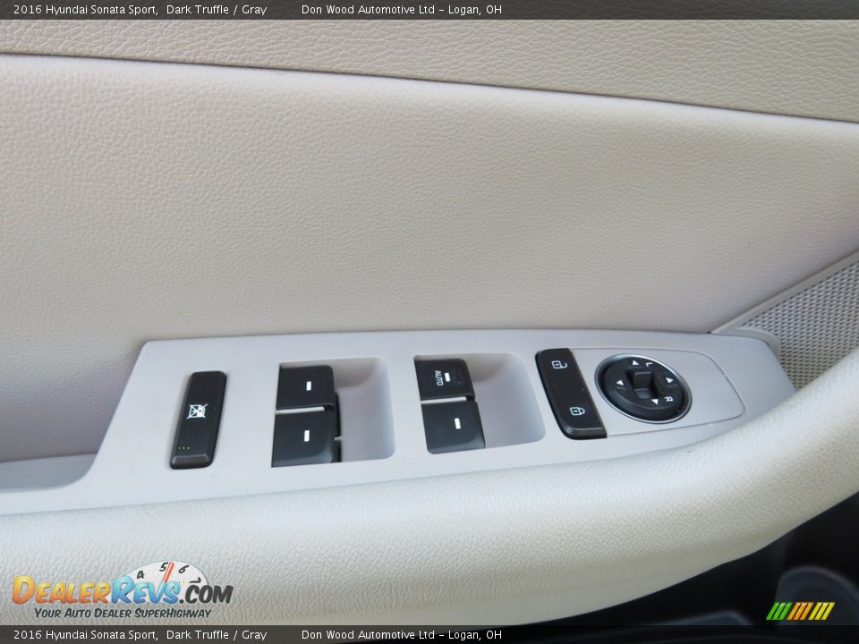2016 Hyundai Sonata Sport Dark Truffle / Gray Photo #19