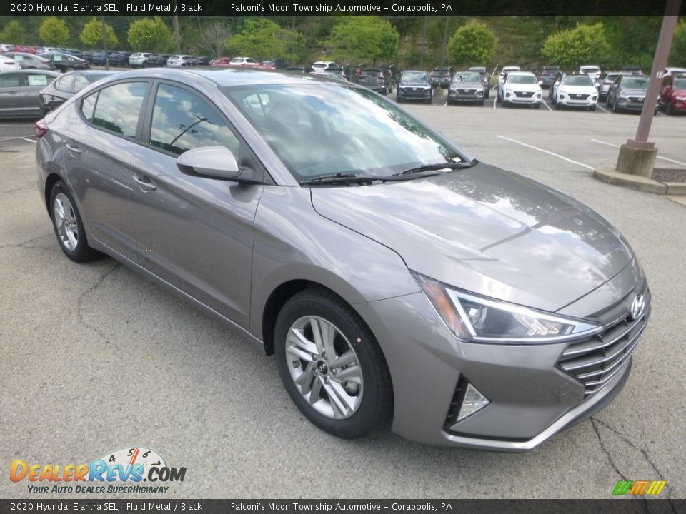 2020 Hyundai Elantra SEL Fluid Metal / Black Photo #3