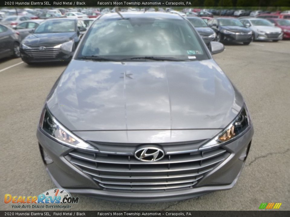 2020 Hyundai Elantra SEL Fluid Metal / Black Photo #4