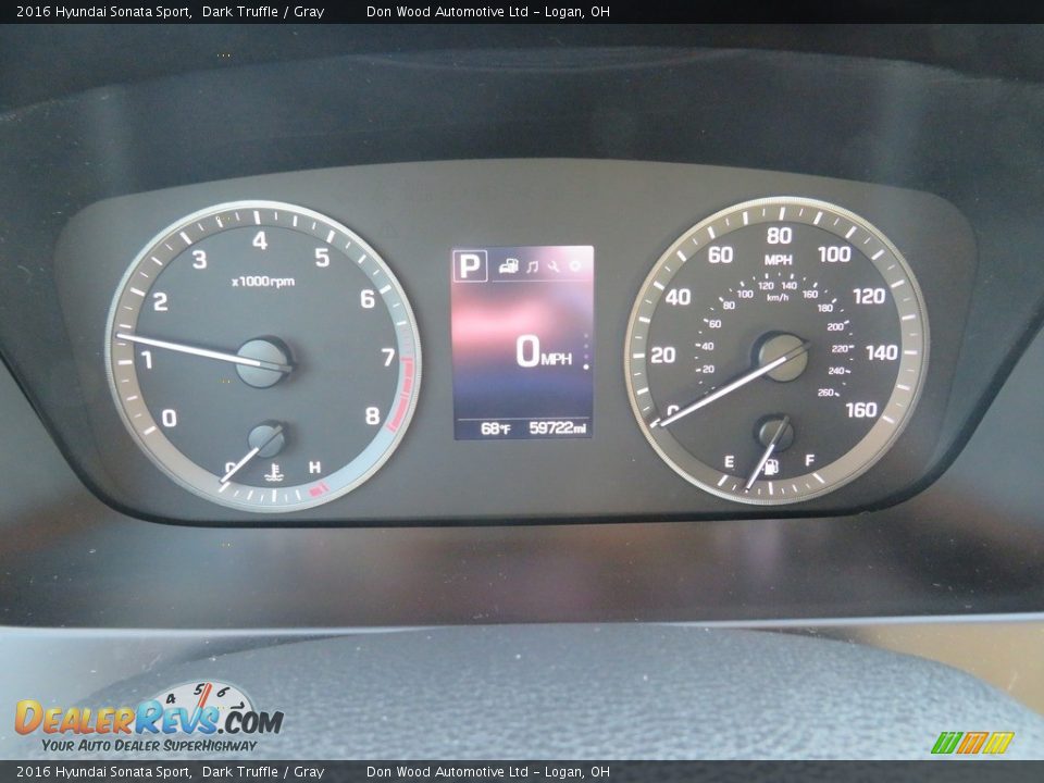 2016 Hyundai Sonata Sport Dark Truffle / Gray Photo #21