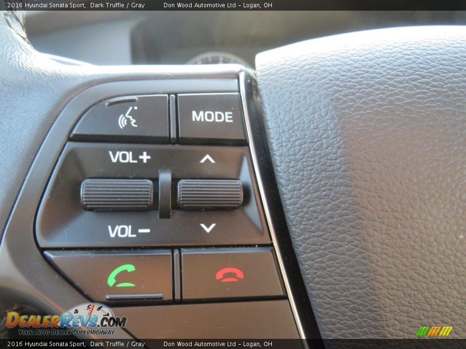 2016 Hyundai Sonata Sport Dark Truffle / Gray Photo #24