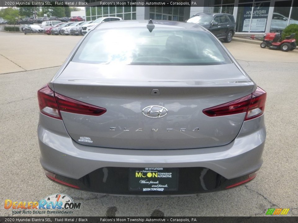 2020 Hyundai Elantra SEL Fluid Metal / Black Photo #7
