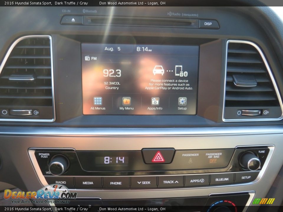2016 Hyundai Sonata Sport Dark Truffle / Gray Photo #26