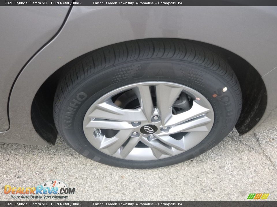 2020 Hyundai Elantra SEL Fluid Metal / Black Photo #8