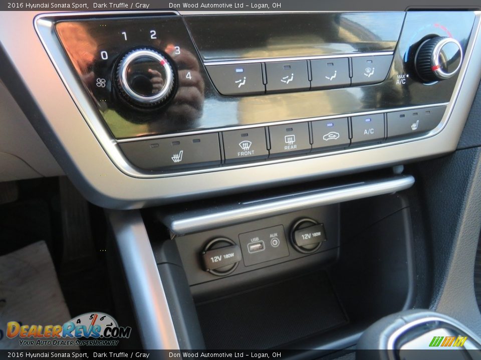 2016 Hyundai Sonata Sport Dark Truffle / Gray Photo #27