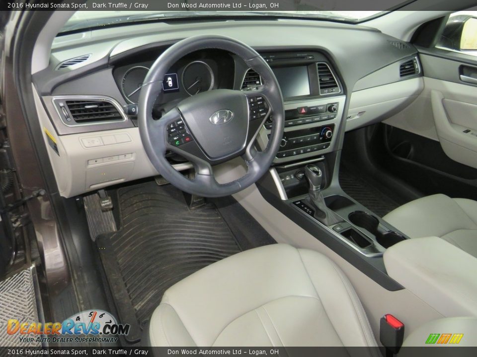 2016 Hyundai Sonata Sport Dark Truffle / Gray Photo #31