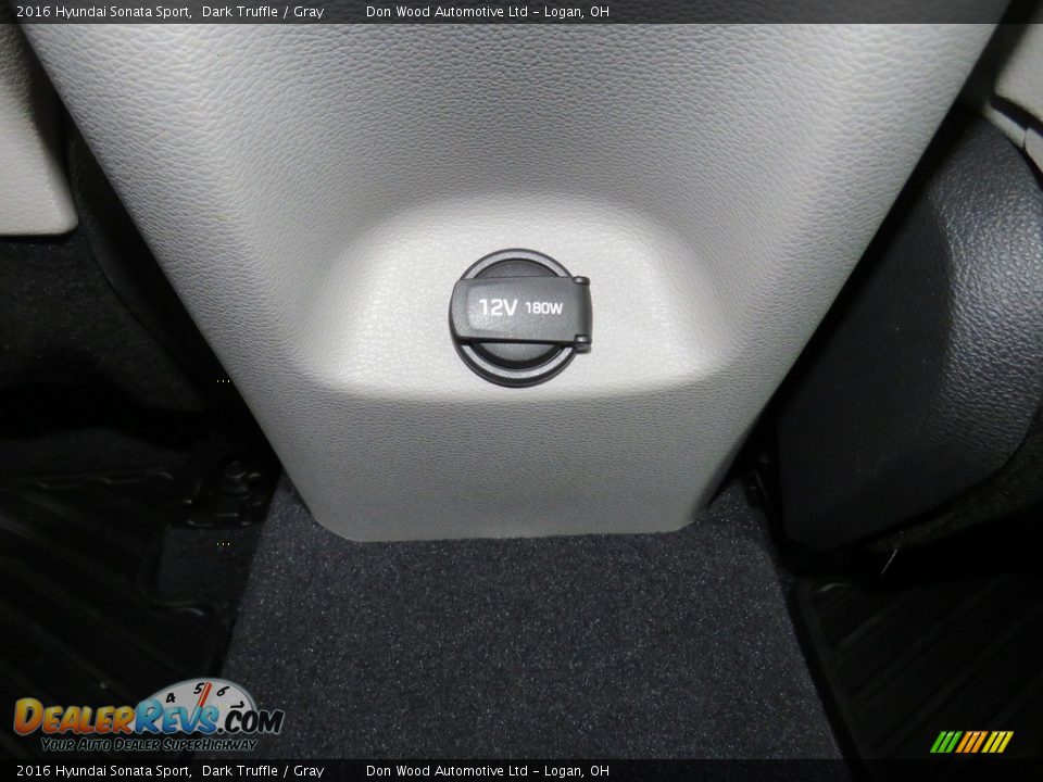 2016 Hyundai Sonata Sport Dark Truffle / Gray Photo #35