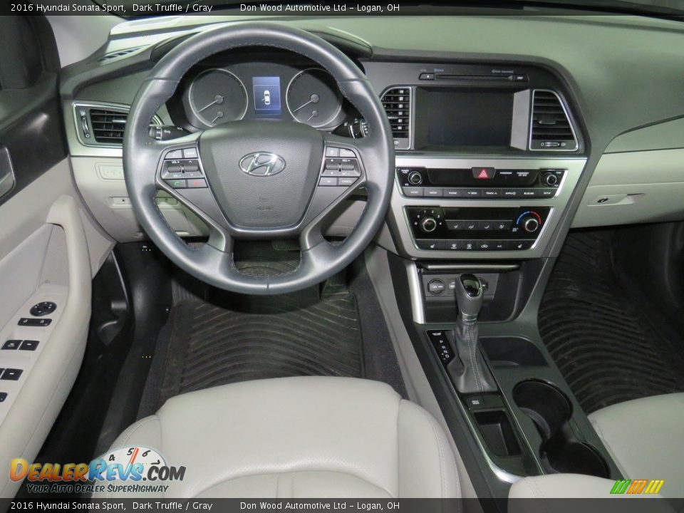 2016 Hyundai Sonata Sport Dark Truffle / Gray Photo #36