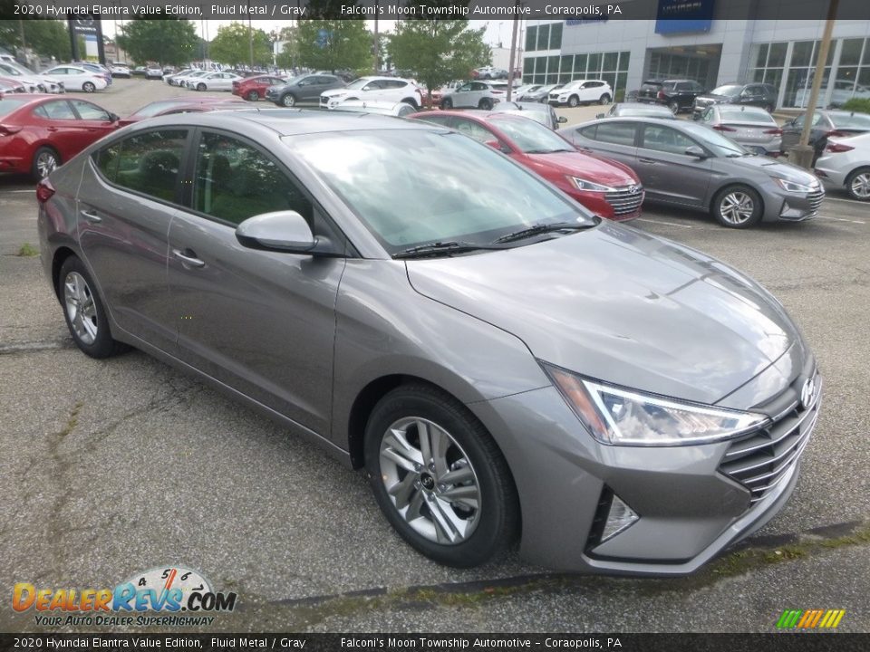 2020 Hyundai Elantra Value Edition Fluid Metal / Gray Photo #3