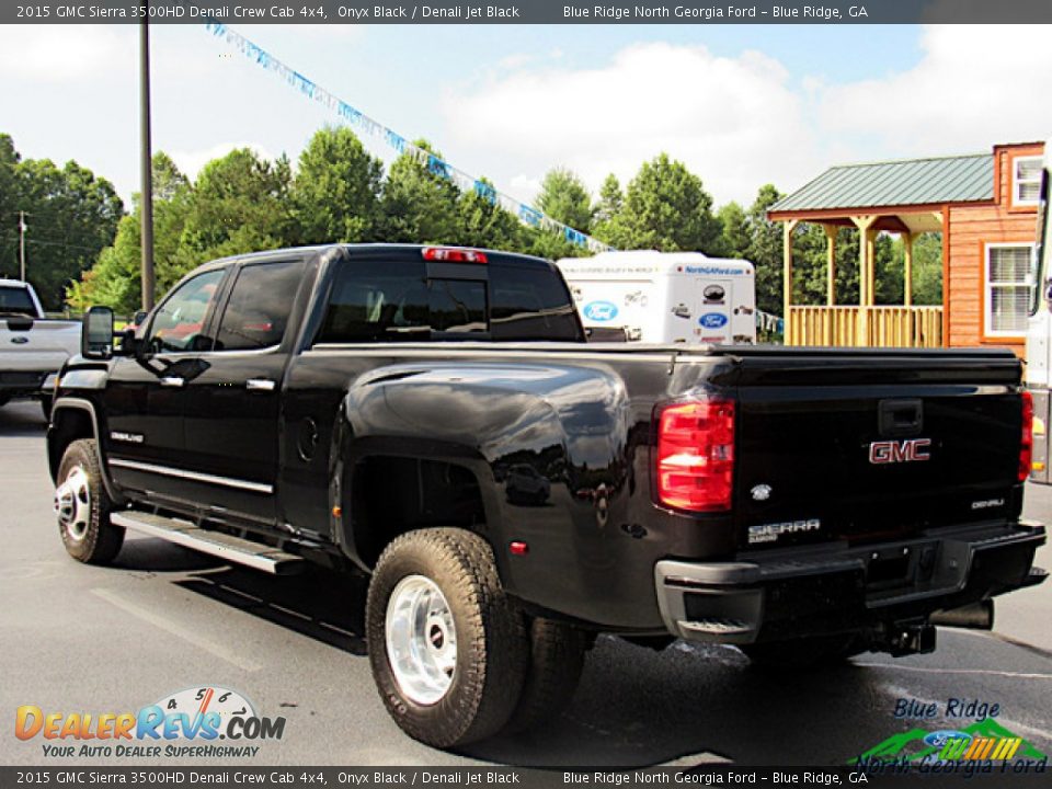 2015 GMC Sierra 3500HD Denali Crew Cab 4x4 Onyx Black / Denali Jet Black Photo #3