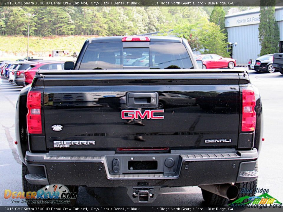 2015 GMC Sierra 3500HD Denali Crew Cab 4x4 Onyx Black / Denali Jet Black Photo #4