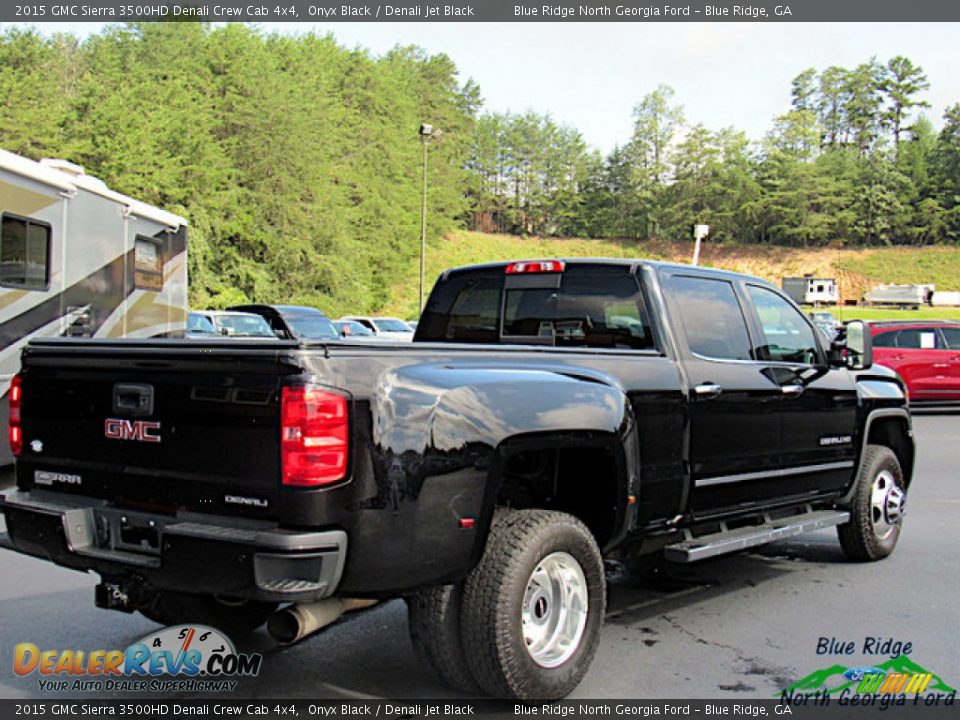 2015 GMC Sierra 3500HD Denali Crew Cab 4x4 Onyx Black / Denali Jet Black Photo #5