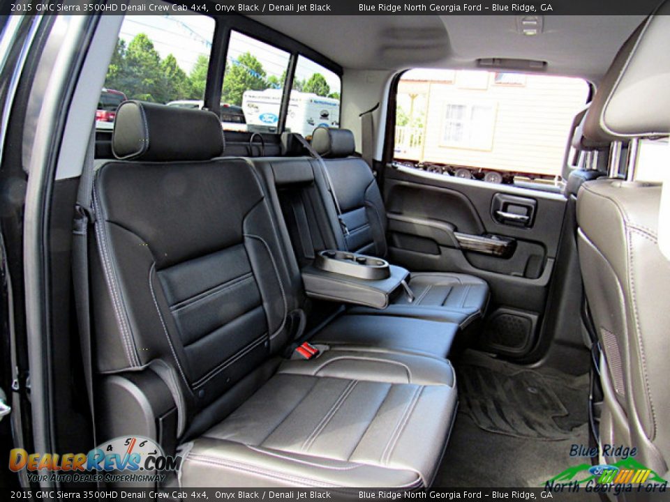 2015 GMC Sierra 3500HD Denali Crew Cab 4x4 Onyx Black / Denali Jet Black Photo #12
