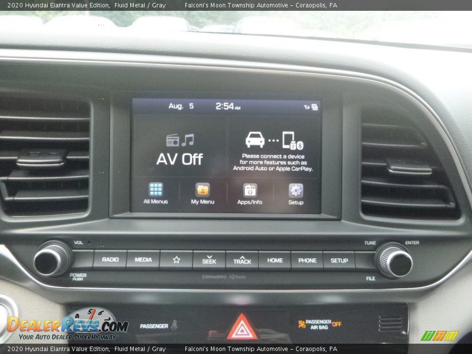 2020 Hyundai Elantra Value Edition Fluid Metal / Gray Photo #14