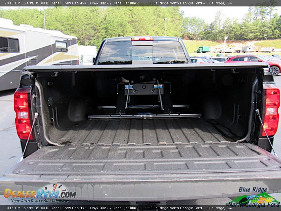 2015 GMC Sierra 3500HD Denali Crew Cab 4x4 Onyx Black / Denali Jet Black Photo #13