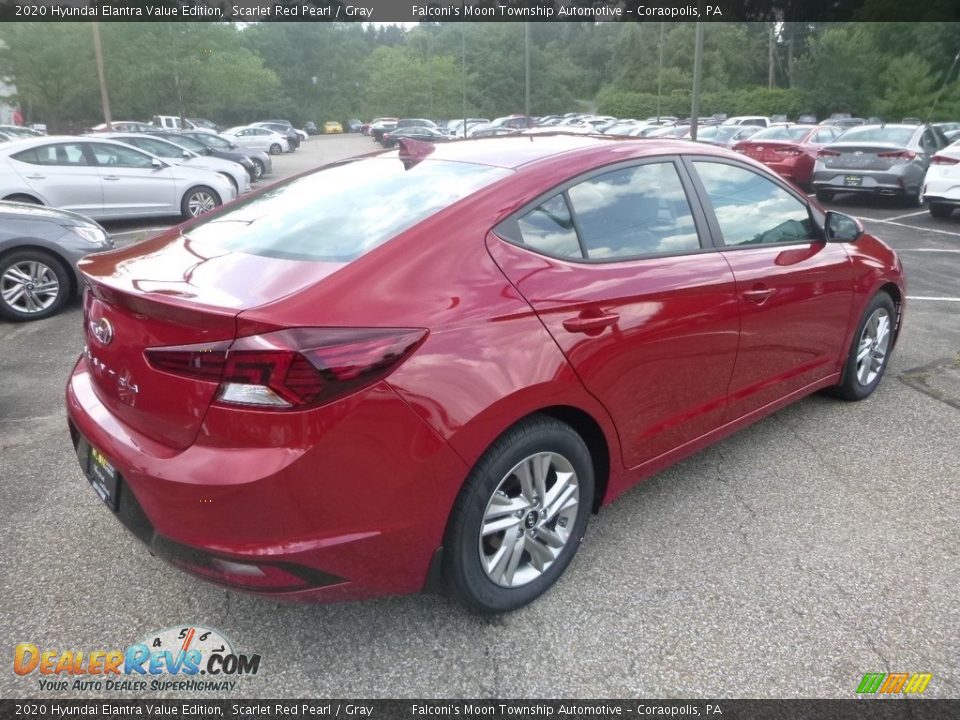 2020 Hyundai Elantra Value Edition Scarlet Red Pearl / Gray Photo #2