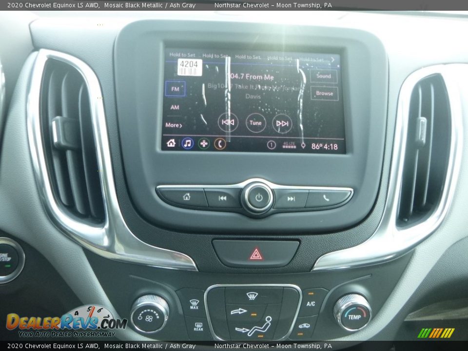 2020 Chevrolet Equinox LS AWD Mosaic Black Metallic / Ash Gray Photo #17