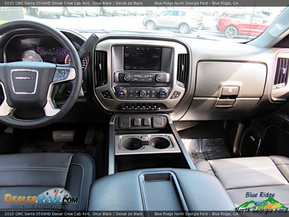 2015 GMC Sierra 3500HD Denali Crew Cab 4x4 Onyx Black / Denali Jet Black Photo #15