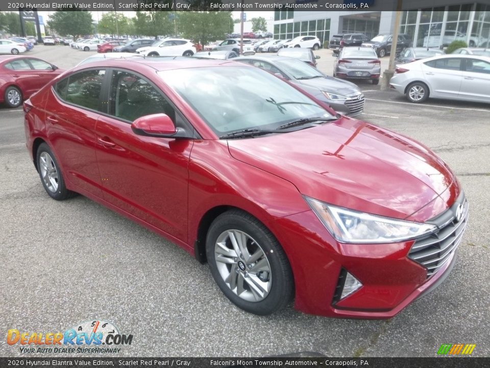 2020 Hyundai Elantra Value Edition Scarlet Red Pearl / Gray Photo #3