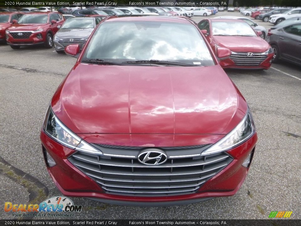 2020 Hyundai Elantra Value Edition Scarlet Red Pearl / Gray Photo #4