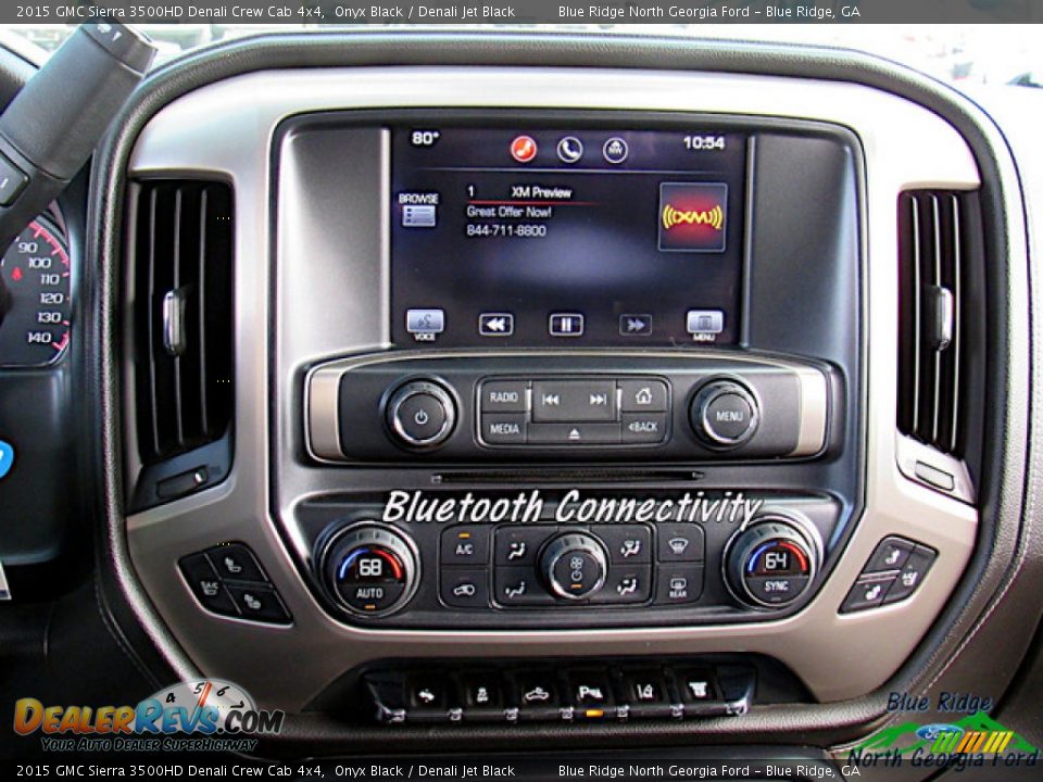 2015 GMC Sierra 3500HD Denali Crew Cab 4x4 Onyx Black / Denali Jet Black Photo #18