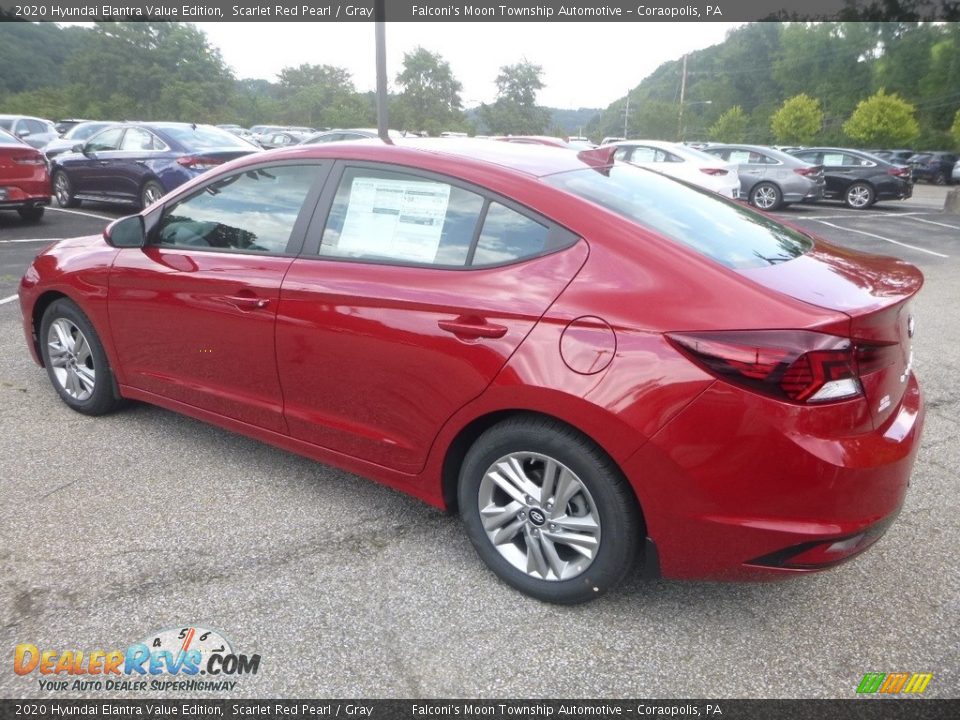 2020 Hyundai Elantra Value Edition Scarlet Red Pearl / Gray Photo #6