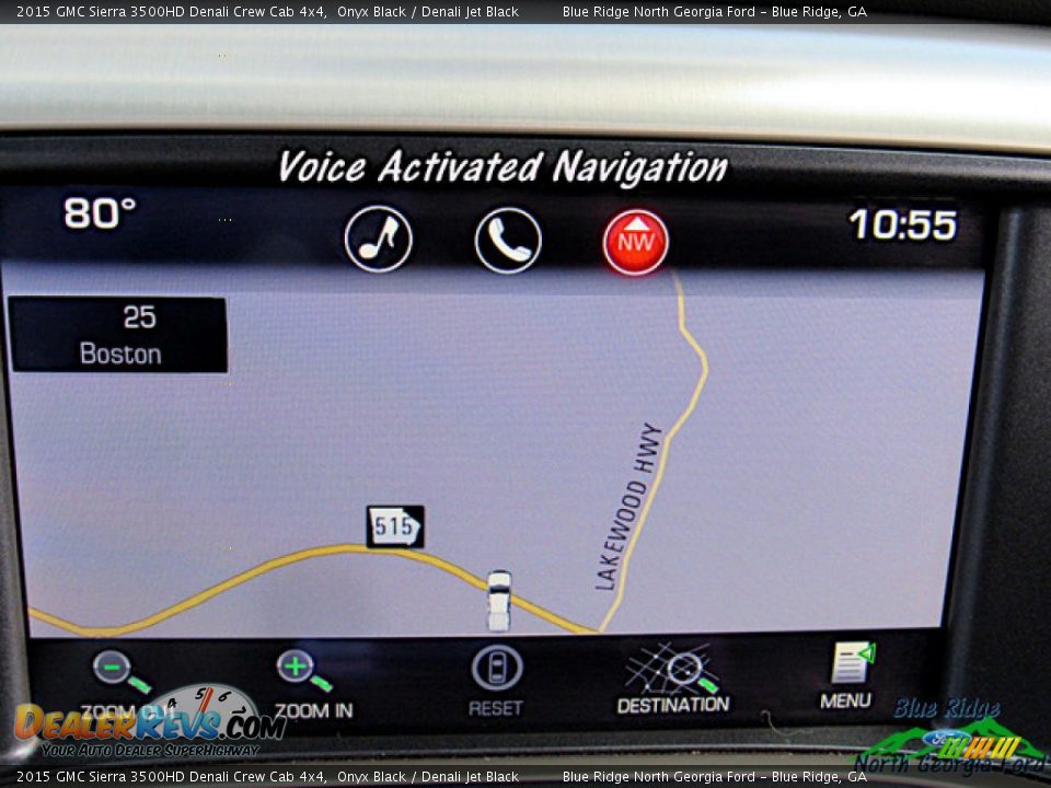 2015 GMC Sierra 3500HD Denali Crew Cab 4x4 Onyx Black / Denali Jet Black Photo #19