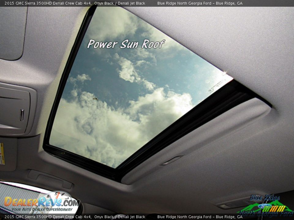 2015 GMC Sierra 3500HD Denali Crew Cab 4x4 Onyx Black / Denali Jet Black Photo #24