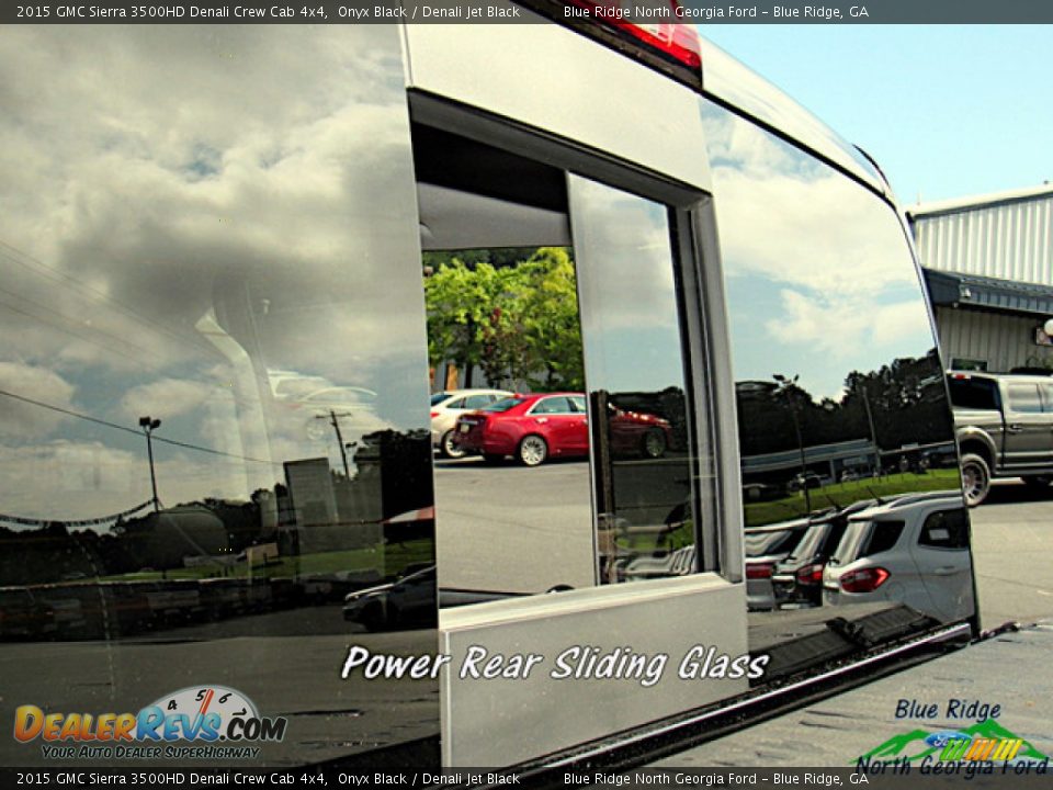 2015 GMC Sierra 3500HD Denali Crew Cab 4x4 Onyx Black / Denali Jet Black Photo #25