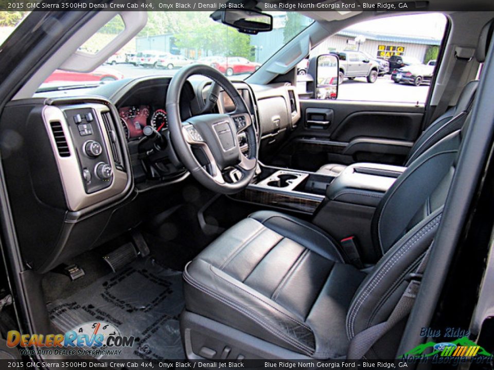2015 GMC Sierra 3500HD Denali Crew Cab 4x4 Onyx Black / Denali Jet Black Photo #29