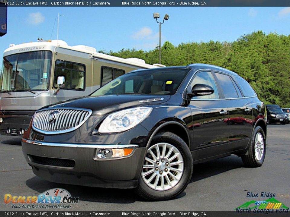 2012 Buick Enclave FWD Carbon Black Metallic / Cashmere Photo #1