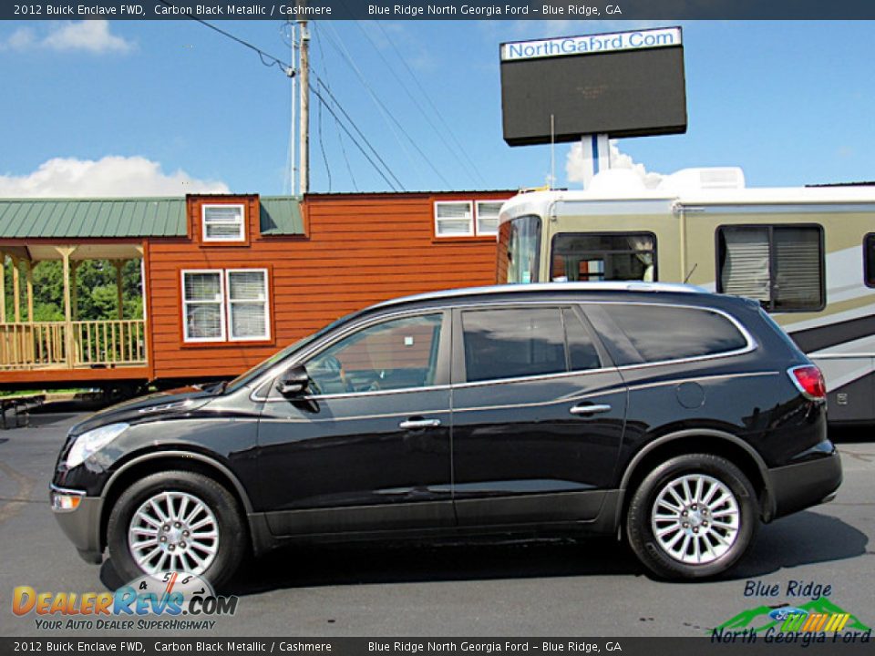 2012 Buick Enclave FWD Carbon Black Metallic / Cashmere Photo #2