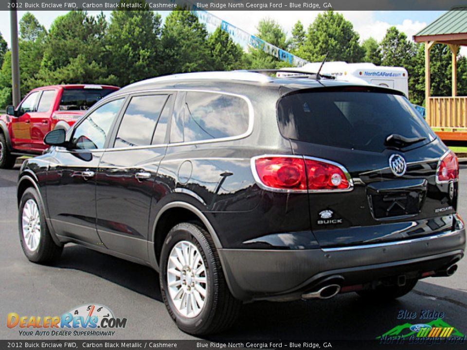 2012 Buick Enclave FWD Carbon Black Metallic / Cashmere Photo #3