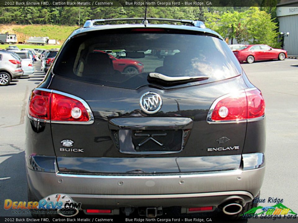 2012 Buick Enclave FWD Carbon Black Metallic / Cashmere Photo #4