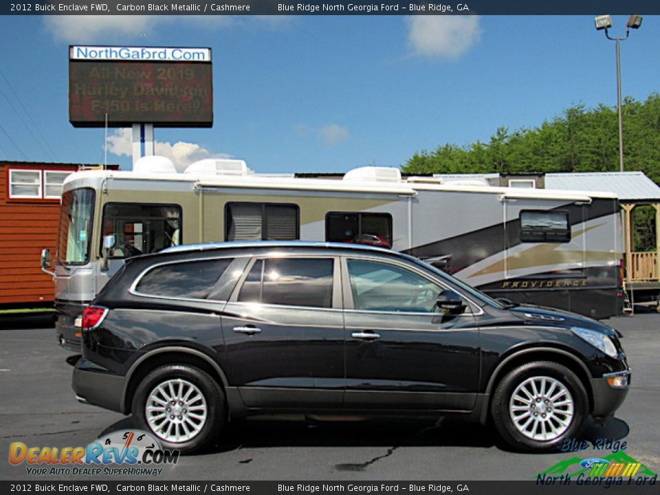 2012 Buick Enclave FWD Carbon Black Metallic / Cashmere Photo #6