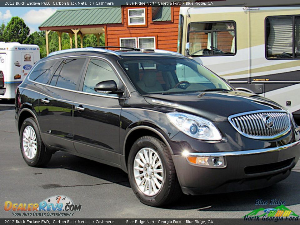 2012 Buick Enclave FWD Carbon Black Metallic / Cashmere Photo #7