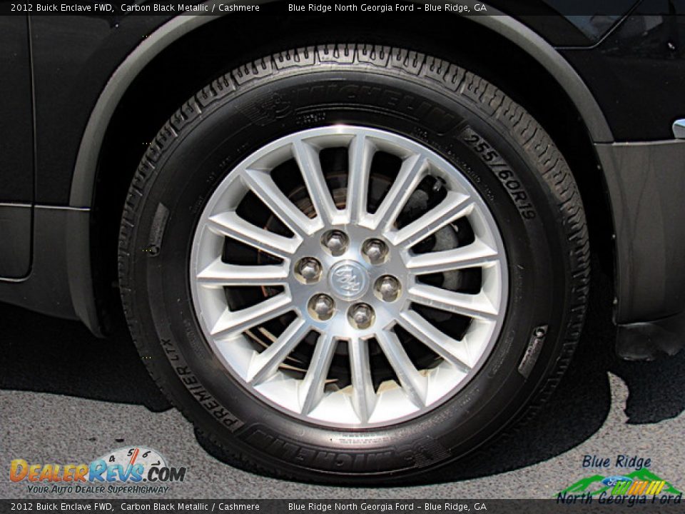 2012 Buick Enclave FWD Carbon Black Metallic / Cashmere Photo #9