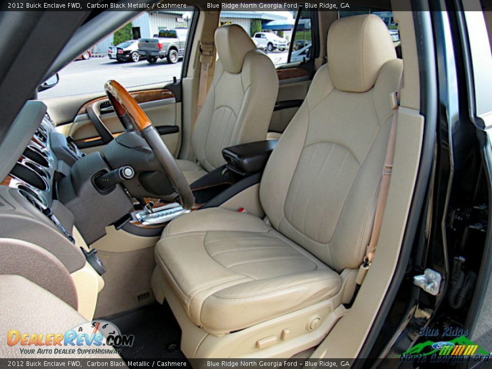 2012 Buick Enclave FWD Carbon Black Metallic / Cashmere Photo #10