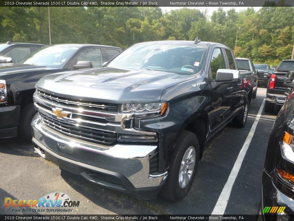 2019 Chevrolet Silverado 1500 LT Double Cab 4WD Shadow Gray Metallic / Jet Black Photo #1
