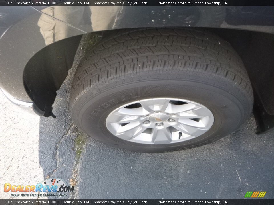 2019 Chevrolet Silverado 1500 LT Double Cab 4WD Shadow Gray Metallic / Jet Black Photo #2